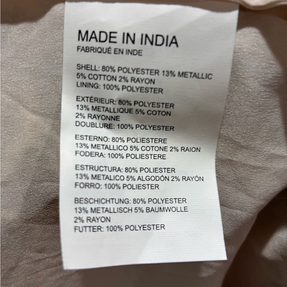 Club Monaco - Doina Cream and Gold Lace Eyelet Mini Dress - Picture 10 of 11